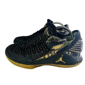 Nike Unisex Kids Jordan 32 Black Low Top Athletic Sneaker Shoes Size US 6